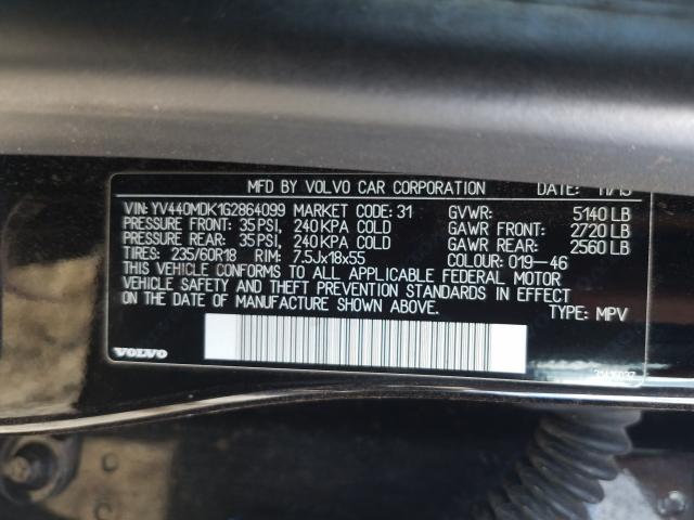 Photo 10 from auction – 2016 VOLVO XC60 T5 PR with VIN YV440MDK1G2864099