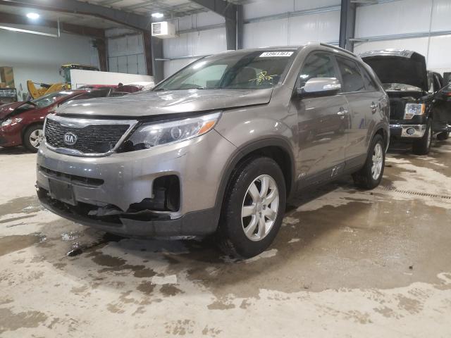 Photo 2 from auction – 2014 KIA SORENTO LX with VIN 5XYKTCA65EG500712