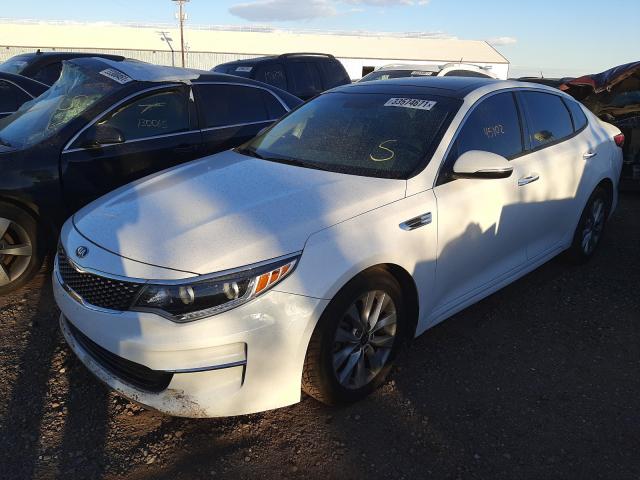 Photo 2 from auction – 2016 KIA OPTIMA EX with VIN 5XXGU4L34GG090360