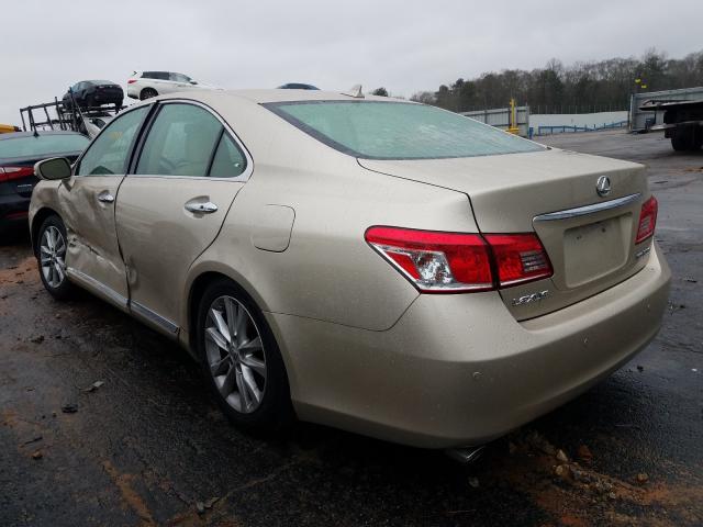 Photo 3 from auction – 2010 LEXUS ES 350 with VIN JTHBK1EG7A2345710