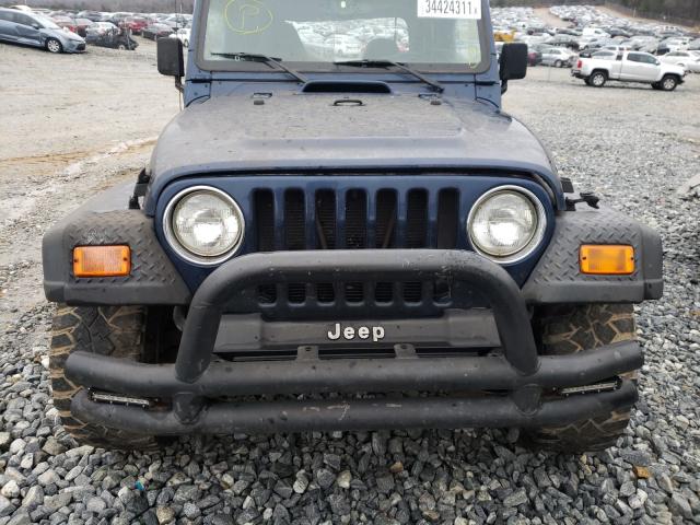 Photo 10 from auction – 2000 JEEP WRANGLER / with VIN 1J4FA49S2YP747681