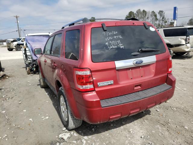Photo 3 from auction – 2012 FORD ESCAPE LIM with VIN 1FMCU0E71CKC19772