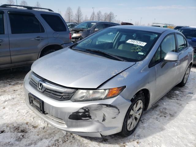 Photo 2 from auction – 2012 HONDA CIVIC LX with VIN 19XFB2F59CE317676