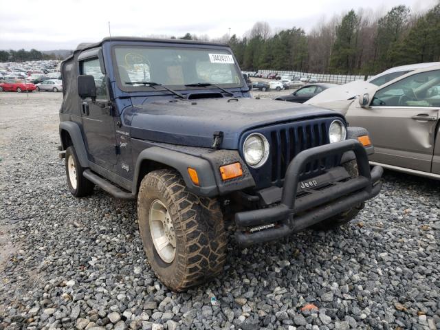 JEEP WRANGLER / 2000 with VIN 1J4FA49S2YP747681 - Photo from auction