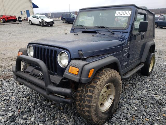 Photo 2 from auction – 2000 JEEP WRANGLER / with VIN 1J4FA49S2YP747681