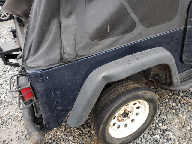 Photo 9 from auction – 2000 JEEP WRANGLER / with VIN 1J4FA49S2YP747681