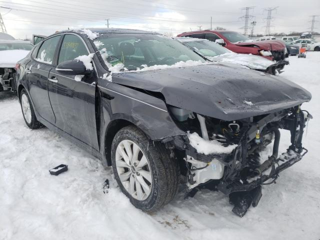 KIA OPTIMA EX 2018 with VIN 5XXGU4L35JG224011 - Photo from auction