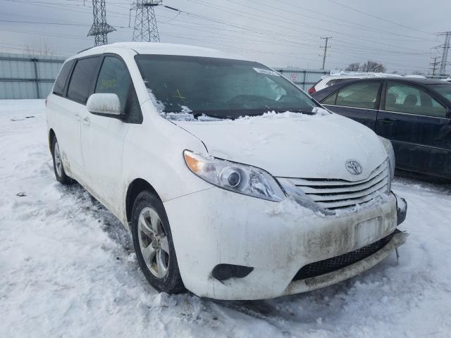 TOYOTA SIENNA LE 2017 with VIN 5TDKZ3DC1HS776697 - Photo from auction