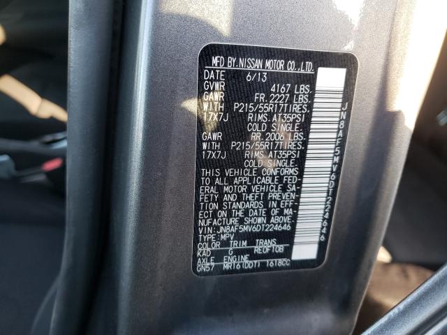 Photo 10 from auction – 2013 NISSAN JUKE S with VIN JN8AF5MV6DT224646