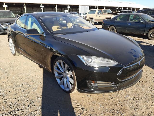 TESLA MODEL S 2014 with VIN 5YJSA1H19EFP47596 - Photo from auction