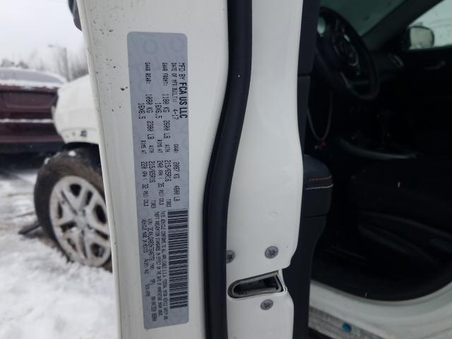 Photo 10 from auction – 2017 JEEP COMPASS SP with VIN 3C4NJDAB3HT646772