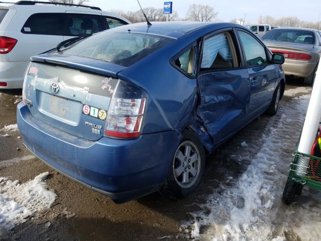 Photo 4 from auction – 2004 TOYOTA PRIUS with VIN JTDKB20U540089085