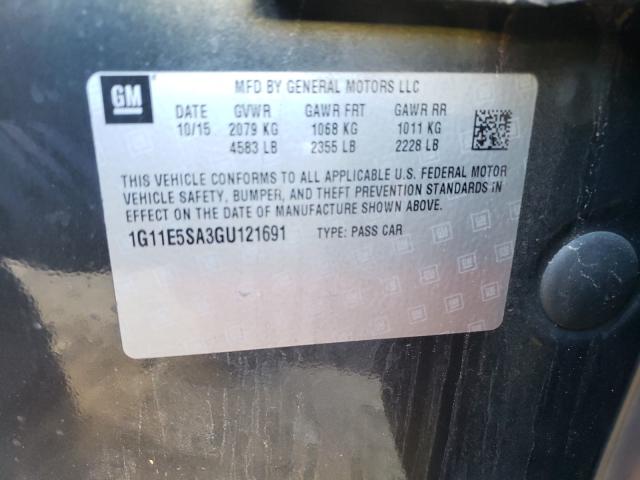 Photo 10 from auction – 2016 CHEVROLET MALIBU LIM with VIN 1G11E5SA3GU121691