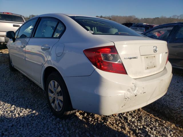 Photo 3 from auction – 2012 HONDA CIVIC LX with VIN 19XFB2F58CE074460