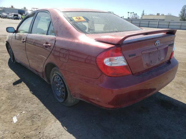 Photo 3 from auction – 2002 TOYOTA CAMRY LE with VIN JTDBE32K220102042