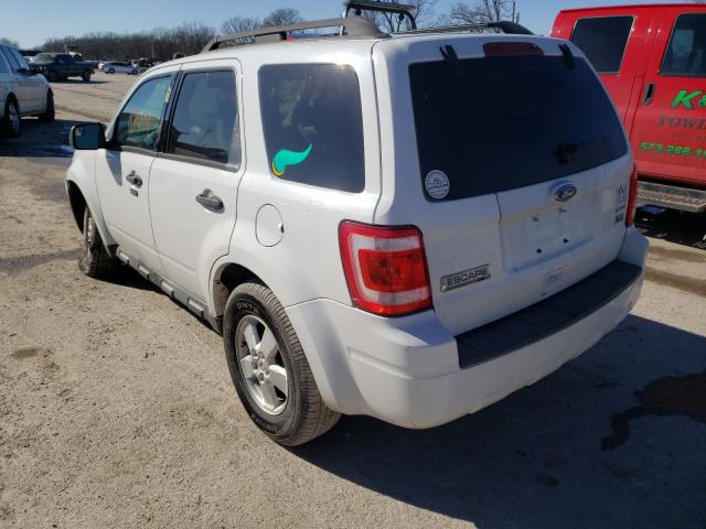 Photo 3 from auction – 2010 FORD ESCAPE XLT with VIN 1FMCU9DG3AKC23101
