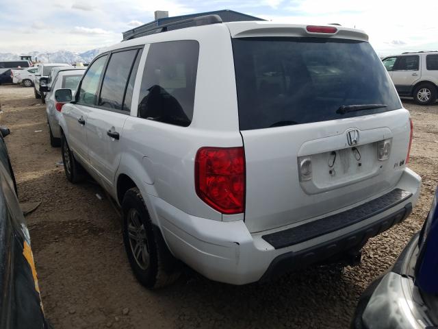 Photo 3 from auction – 2003 HONDA PILOT EXL with VIN 2HKYF18563H573077