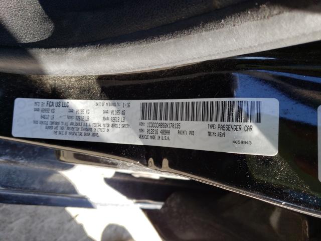 Photo 10 from auction – 2016 CHRYSLER 200 LIMITE with VIN 1C3CCCAB5GN170135