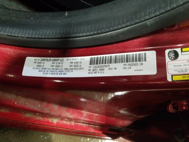 Photo 10 from auction – 2013 CHRYSLER 200 LIMITE with VIN 1C3CCBCG5DN754775