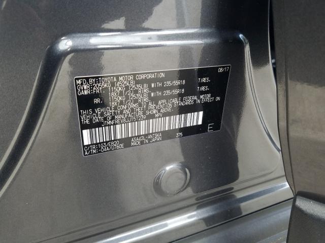 Photo 10 from auction – 2018 TOYOTA RAV4 SE with VIN JTMNFREV8JJ151239