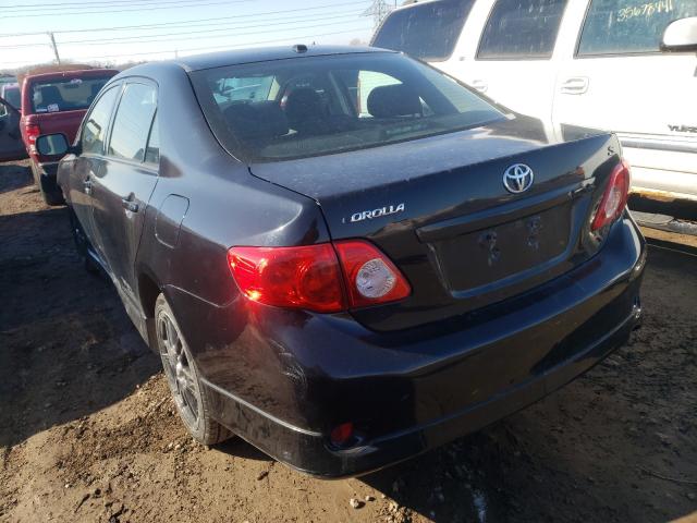 Photo 3 from auction – 2009 TOYOTA COROLLA BA with VIN 2T1BU40E79C057606