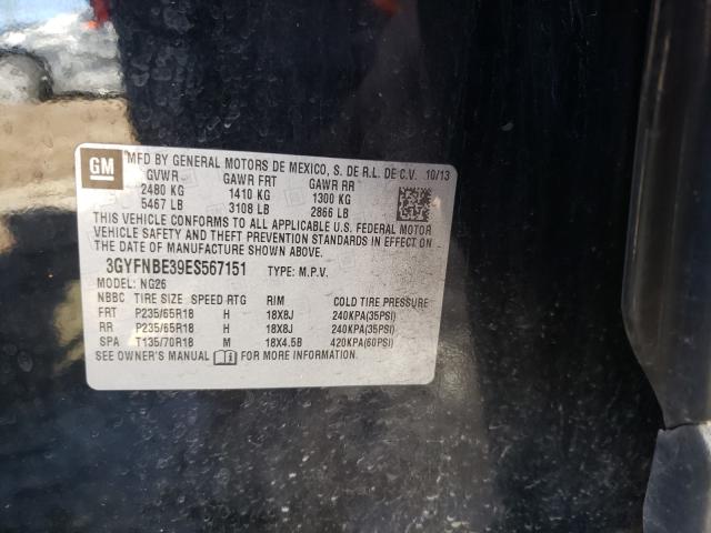 Photo 10 from auction – 2014 CADILLAC SRX LUXURY with VIN 3GYFNBE39ES567151