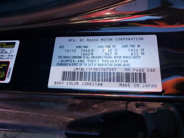 Photo 10 from auction – 2013 MAZDA 3 I with VIN JM1BL1TF9D1767397