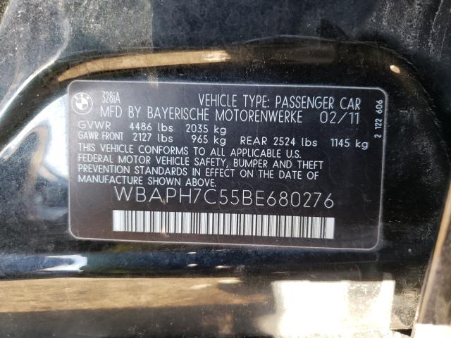 Photo 10 from auction – 2011 BMW 328 I with VIN WBAPH7C55BE680276