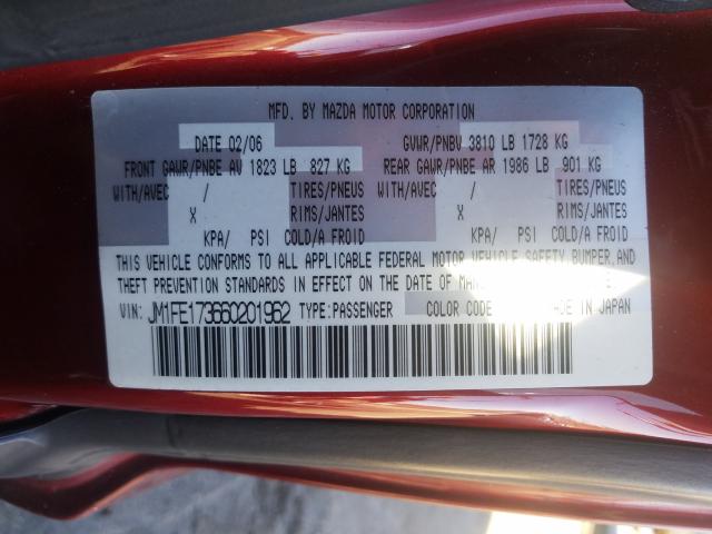 Photo 10 from auction – 2006 MAZDA RX8 with VIN JM1FE173660201962