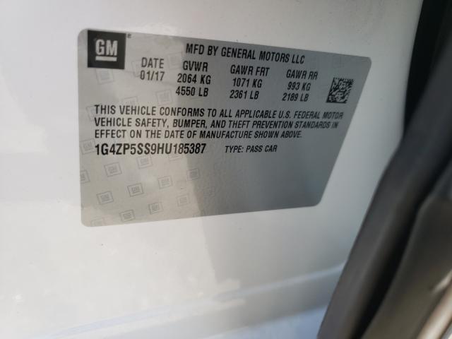 Photo 10 from auction – 2017 BUICK LACROSSE E with VIN 1G4ZP5SS9HU185387
