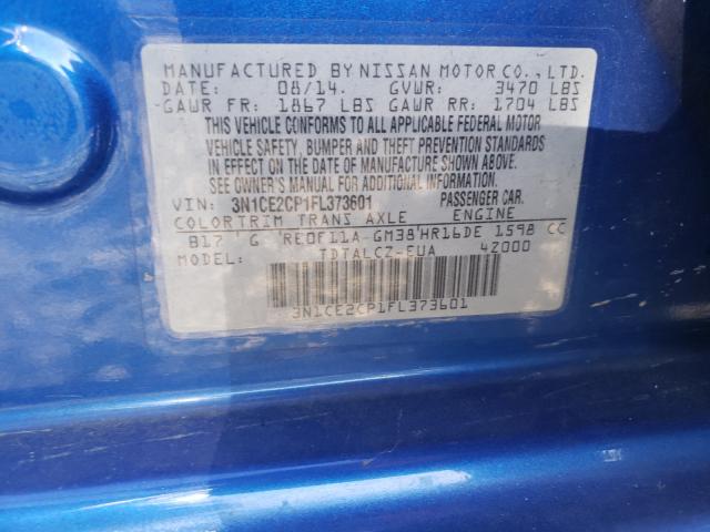 Photo 10 from auction – 2015 NISSAN VERSA NOTE with VIN 3N1CE2CP1FL373601