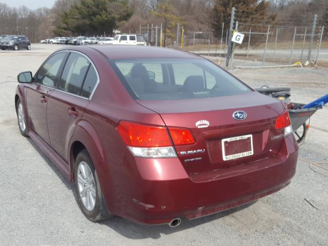 Photo 3 from auction – 2012 SUBARU LEGACY 2.5 with VIN 4S3BMCC66C3019640