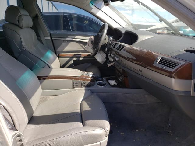 Photo 5 from auction – 2007 BMW 750I with VIN WBAHL83587DT07867