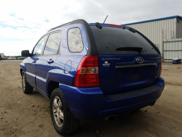 Photo 3 from auction – 2008 KIA SPORTAGE E with VIN KNDJE723X87477253