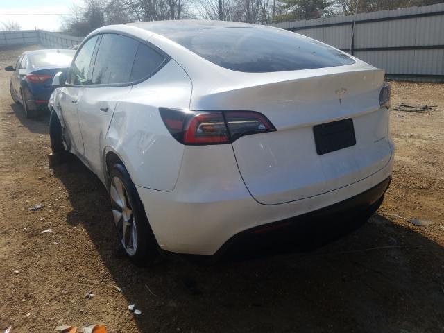 Photo 3 from auction – 2020 TESLA MODEL Y with VIN 5YJYGDEE5LF039716