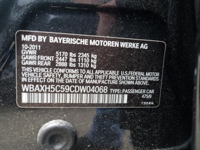 Photo 10 from auction – 2012 BMW 528 XI with VIN WBAXH5C59CDW04068