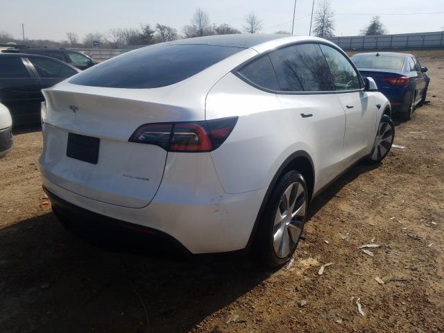 Photo 4 from auction – 2020 TESLA MODEL Y with VIN 5YJYGDEE5LF039716