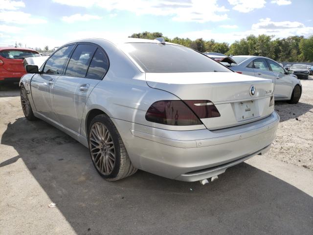 Photo 3 from auction – 2007 BMW 750I with VIN WBAHL83587DT07867