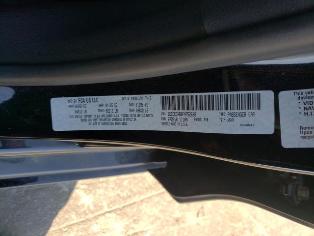 Photo 10 from auction – 2015 CHRYSLER 200 LIMITE with VIN 1C3CCCAB0FN752626