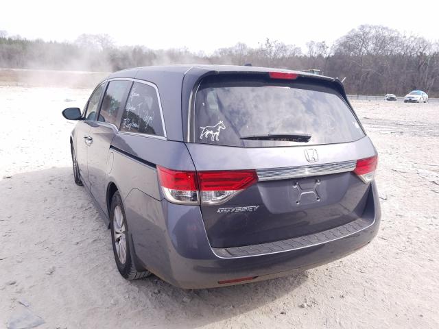 Photo 3 from auction – 2016 HONDA ODYSSEY EX with VIN 5FNRL5H61GB125976