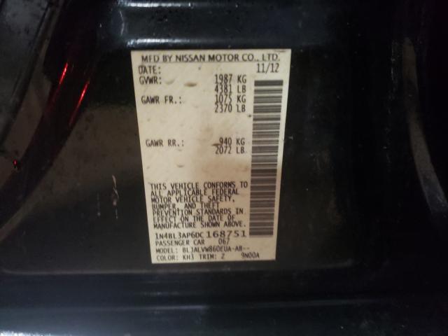 Photo 10 from auction – 2013 NISSAN ALTIMA 3.5 with VIN 1N4BL3AP6DC168751