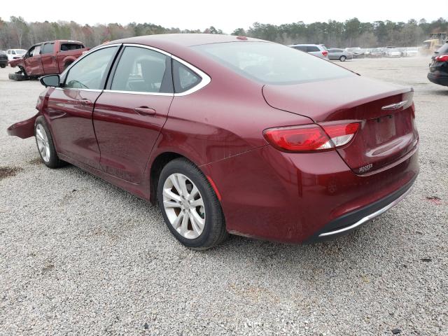 Photo 3 from auction – 2016 CHRYSLER 200 LIMITE with VIN 1C3CCCAB1GN115679