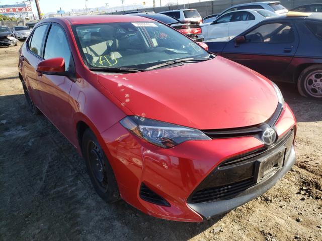 TOYOTA COROLLA L 2018 with VIN 5YFBURHE8JP749234 - Photo from auction
