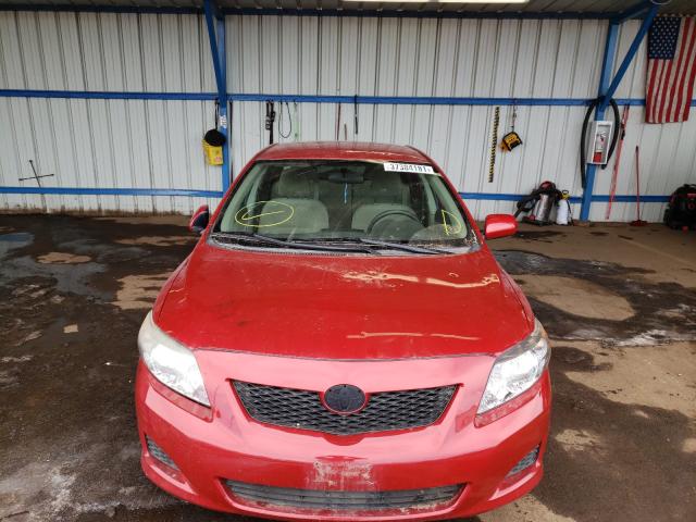 Photo 9 from auction – 2009 TOYOTA COROLLA BA with VIN JTDBL40E59J041735