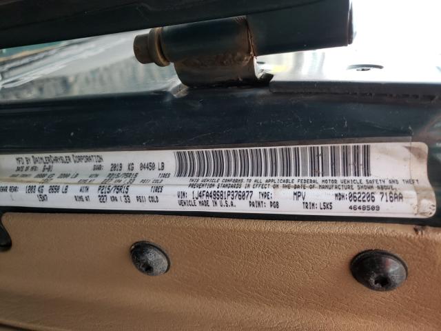 Photo 10 from auction – 2001 JEEP WRANGLER / with VIN 1J4FA49S81P376077