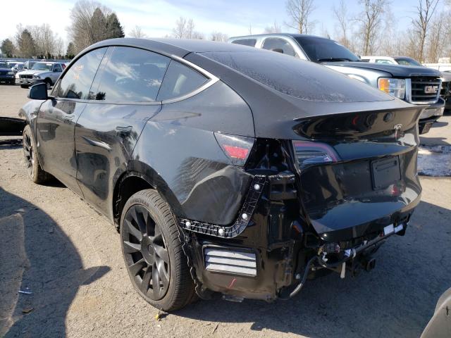 Photo 3 from auction – 2021 TESLA MODEL Y with VIN 5YJYGDEE4MF123110
