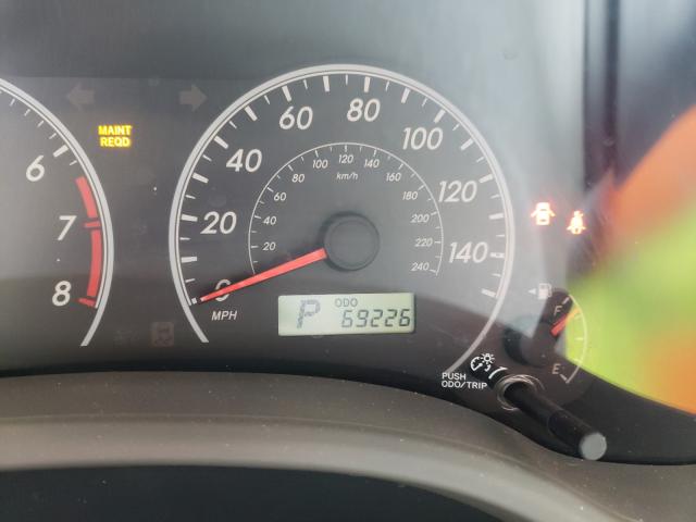 Photo 8 from auction – 2009 TOYOTA COROLLA BA with VIN JTDBL40E59J041735