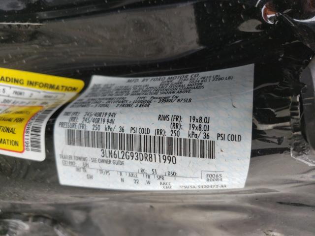 Photo 10 from auction – 2013 LINCOLN MKZ with VIN 3LN6L2G93DR811990