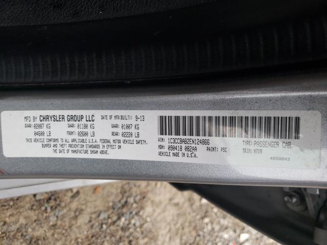 Photo 10 from auction – 2014 CHRYSLER 200 LX with VIN 1C3CCBAB2EN124866