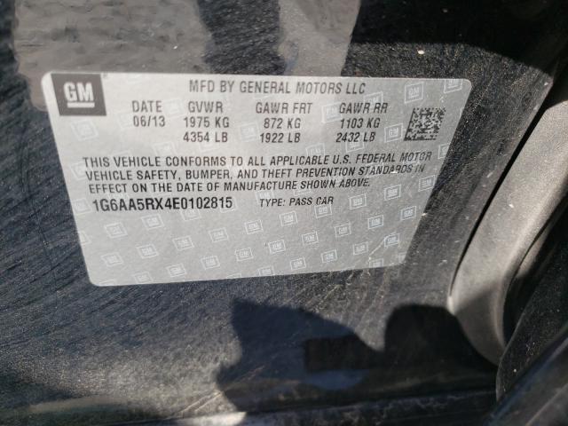 Photo 10 from auction – 2014 CADILLAC ATS with VIN 1G6AA5RX4E0102815